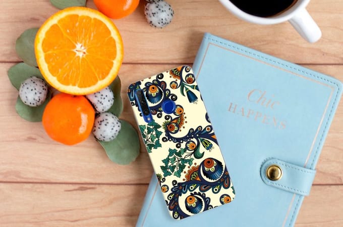 Siliconen Hoesje Honor 20 Lite Barok Flower