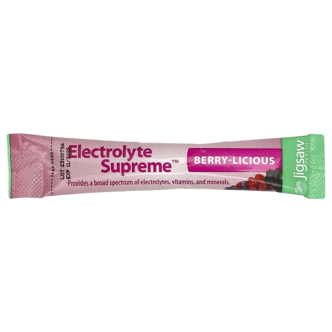 Jigsaw Health, Electrolyte Supreme™, Berry-Licious, 60 Sachets, 5,4 g Chacun