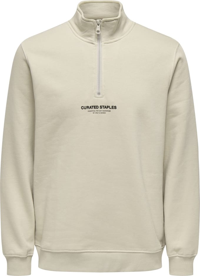 Only & Sons Curated Half Zip Sweater Heren - Maat S