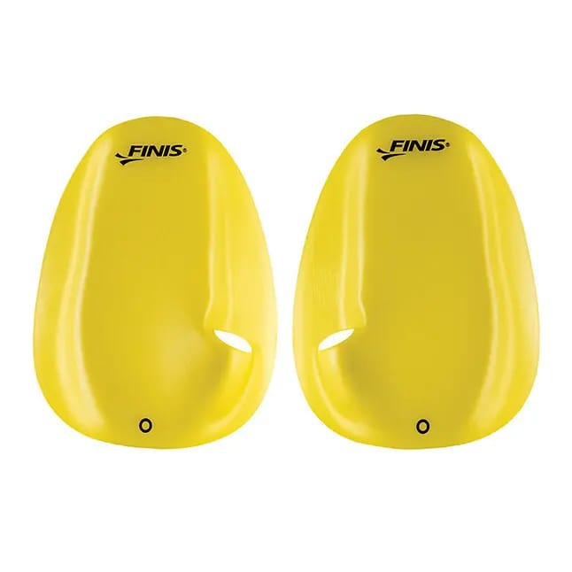 Finis - agility paddles floating, geel - maat XS