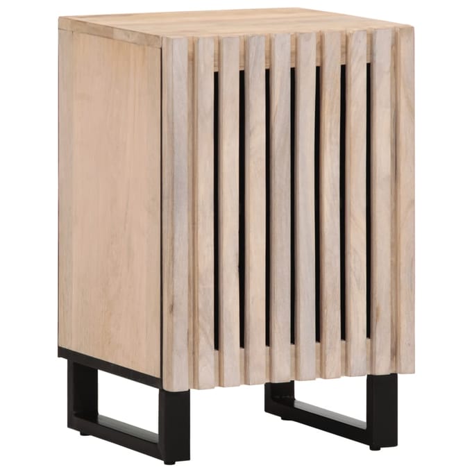 vidaXL - Badkamerkast - 38x34x58 - cm - massief - mangohout