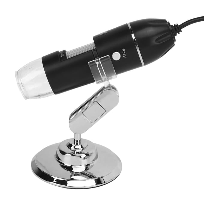 1600X draadloze digitale microscoop, draagbare USB HD-inspectiemicroscoop met standaard voor Android