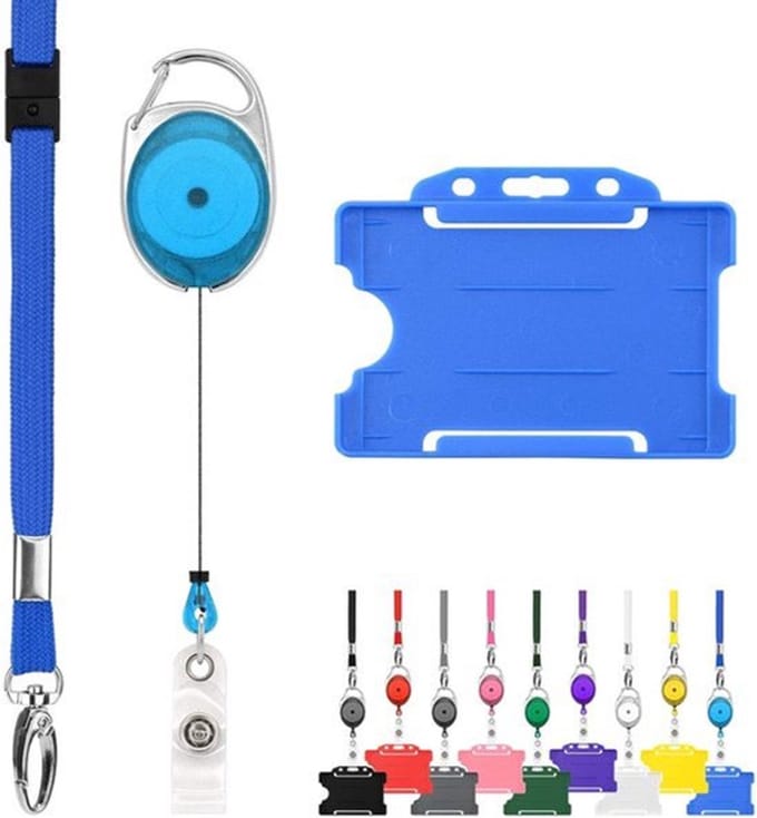 Zeynomax - Retractable hondenhalsband - Blue cords - Anti-choking