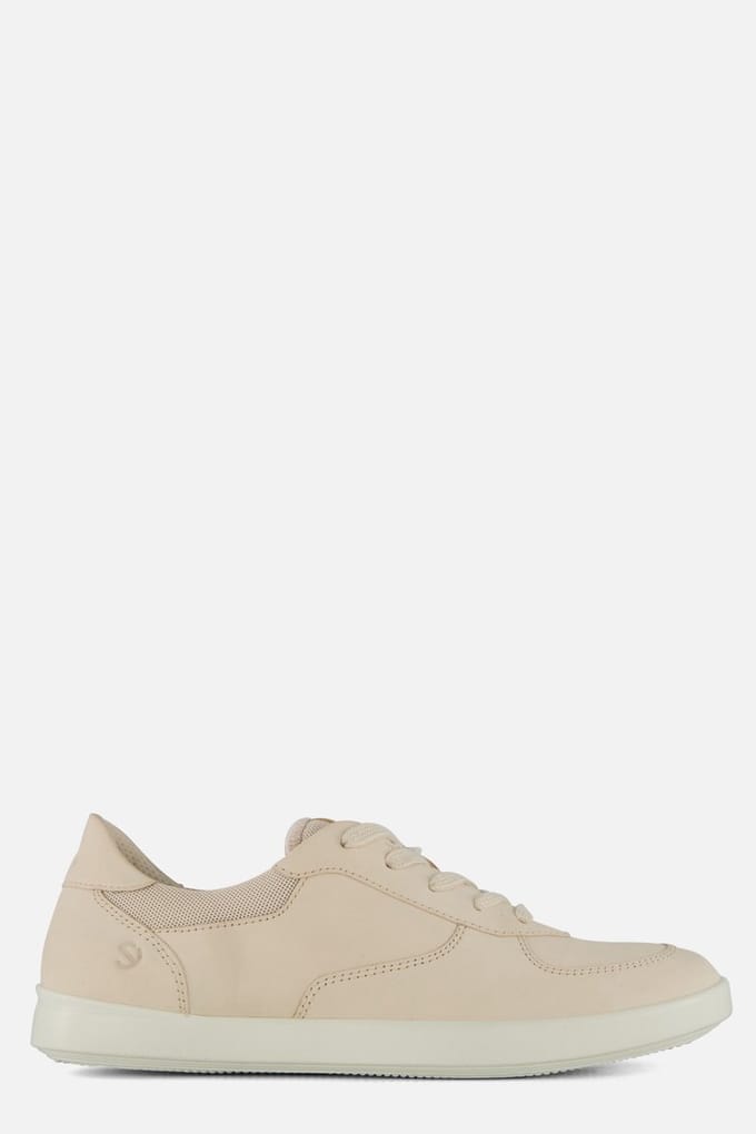Ecco Leisure - maat 39 - Sneakers Beige Leer - Dames