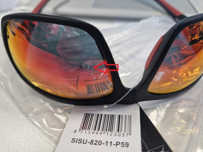 Sinner Lemmon Sintec Zonnebril - Matt Zwart Red