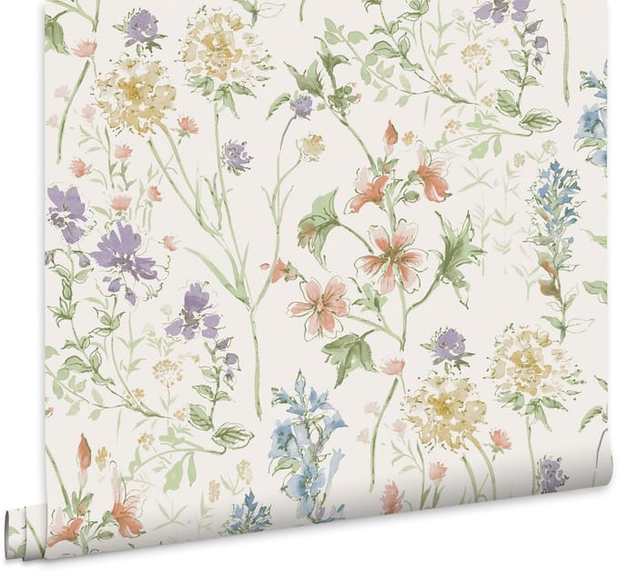 Laura Ashley Wild Meadow Behang - Bloemen - 10mx52cm - Multi