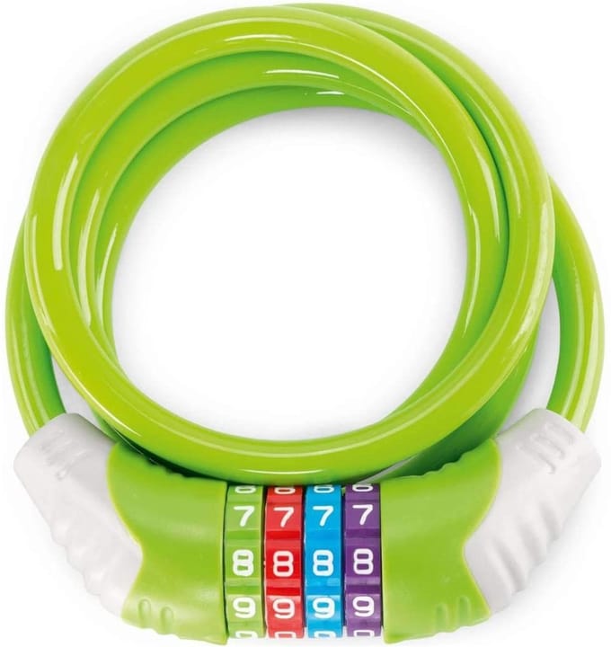 Veiligheids kabelslot Puky groen