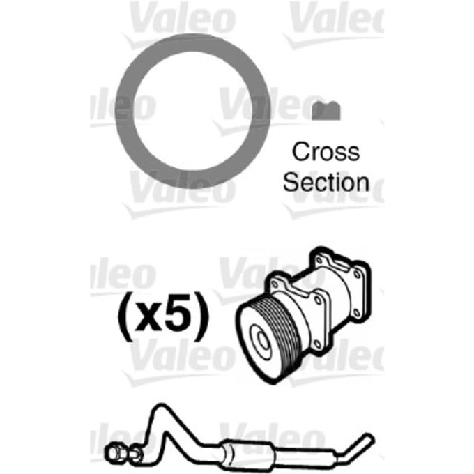 Reparatieset, airco VALEO 509550