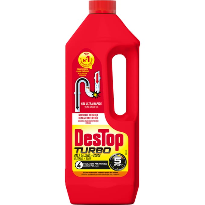 Afvoerontstopper Destop Turbo Gel  1L