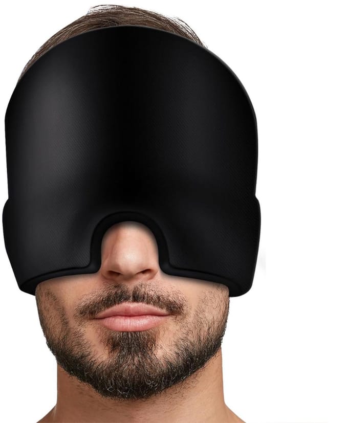 ApexArte® Migraine Masker - Hoofdpijn Muts - Directe Verlichting - Zwart
