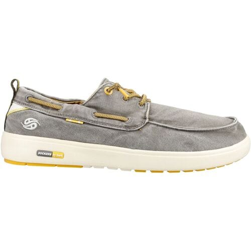 Dockers heren mocassin canvas grijs