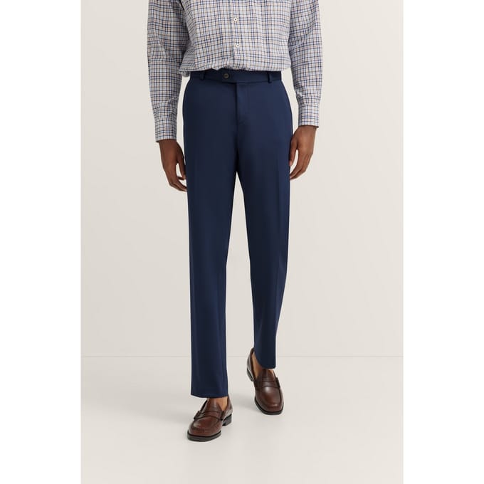Bugatti Herren Pantalon met stretch & vouw