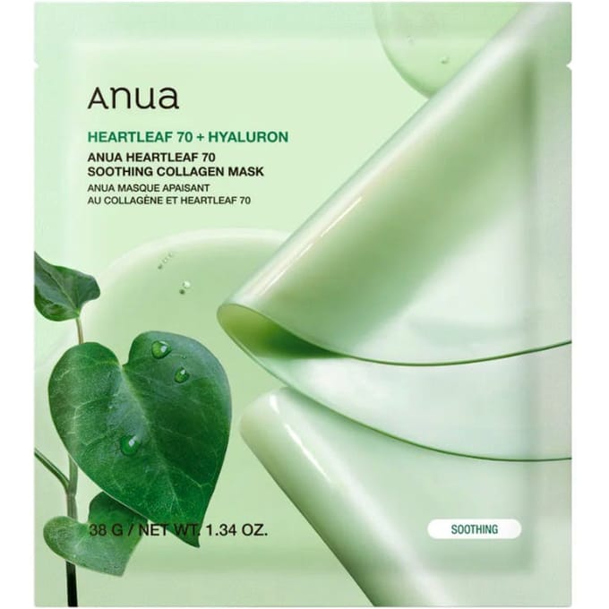 Anua Heartleaf 70 Soothing Collagen Mask 1 st