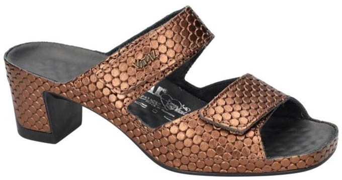 Vital -Dames - brons - slippers & muiltjes - maat 35