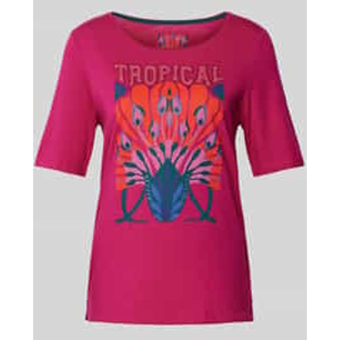T-shirt met strass-steentjes