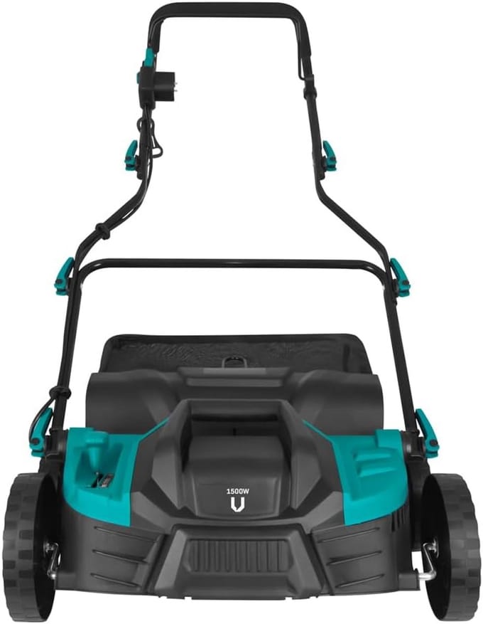 Elektrische Verticuteermachine 1500 W met 36 cm Werkbreedte en Opvangbak