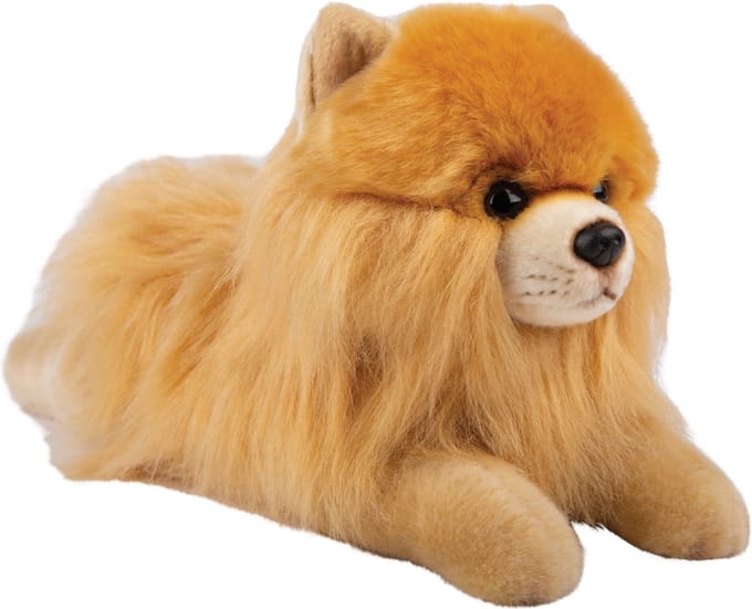 Suki Kuffel Pomeranian - pluche dwergkeeshond - 30 cm - blond
