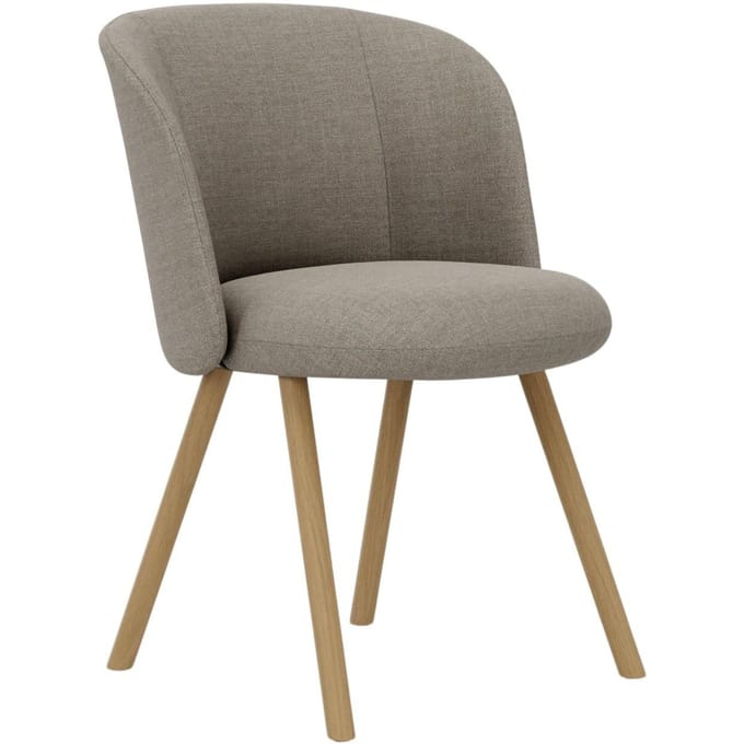 Vitra Mikado stoel eiken frame - Savana zand melange