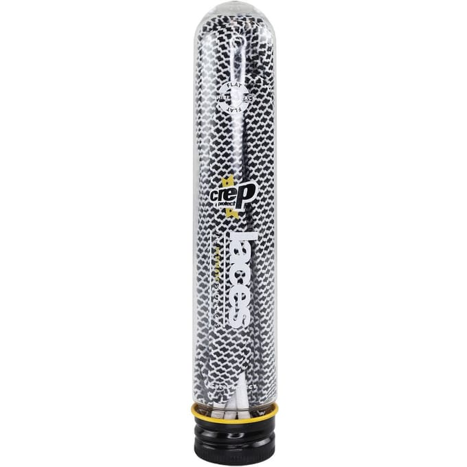 Crep Protect De Ultieme Platte Wit/Zwarte Schoenveters
