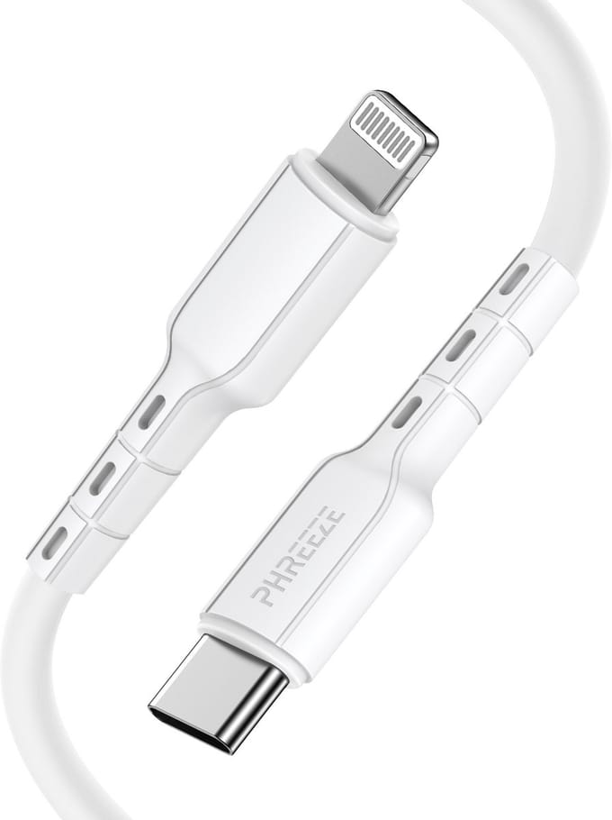 Snellader kabel geschikt voor iPhone 14, 13, 12, 11, x, pro, max, plus - Kabeltje usb C - 1 meter - Phreeze