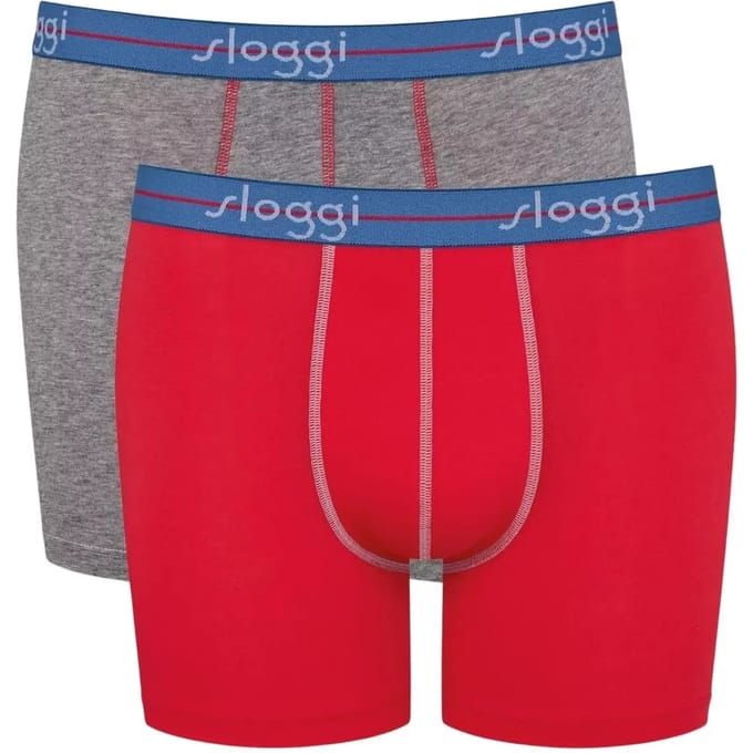 sloggi Langer Boxer Blue Start
