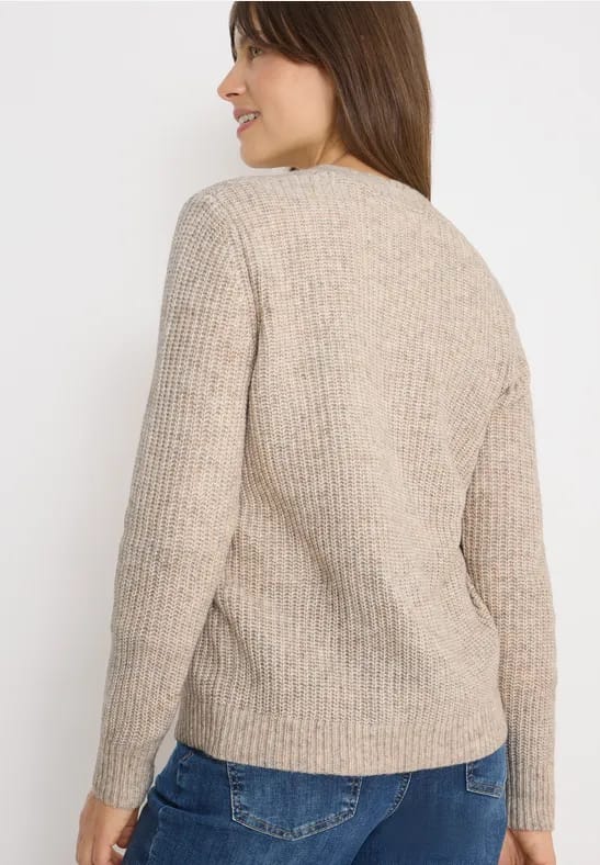 Grof gemêleerd vest