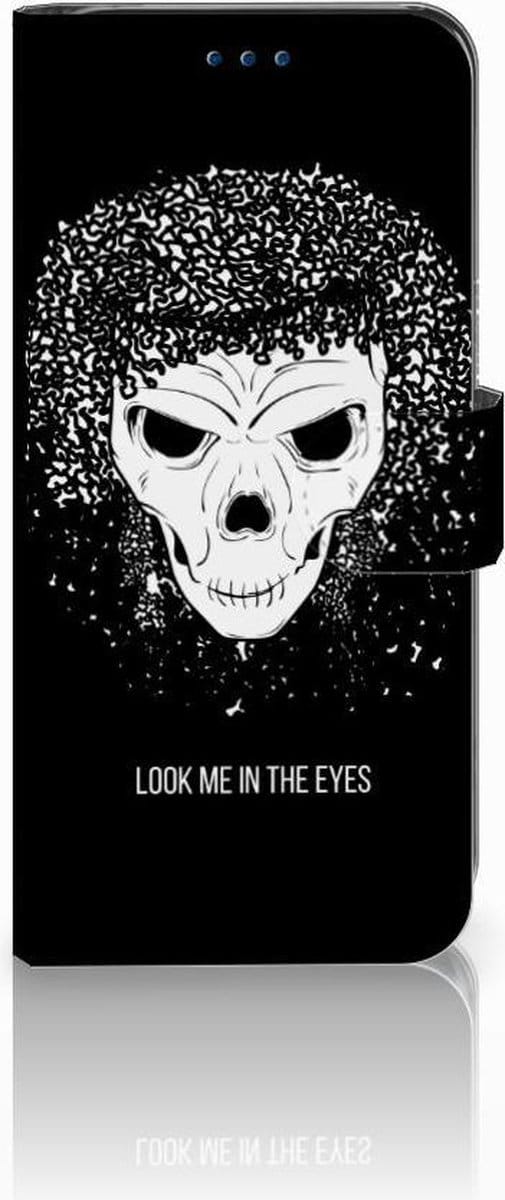 Telefoonhoesje met Naam Samsung Galaxy S8 Skull Hair