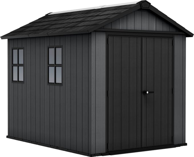 Keter Newton 759 Tuinhuis - 287x230x246cm - Grijs