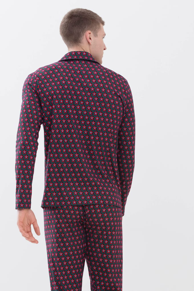 Pyjamatop Serie RE:THINK STAR Fire Red