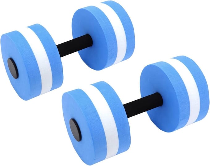 Aquatic Dumbbells for Water Gymnastics Set of 2 Blue