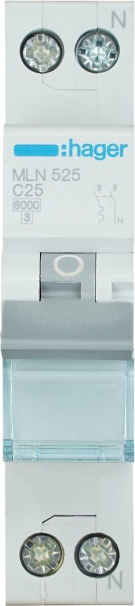 Hager MLN Stroomonderbreker - MLN525 - E3386