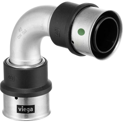 Viega Smartpress 6716 pers kniekoppeling 90deg 16mm