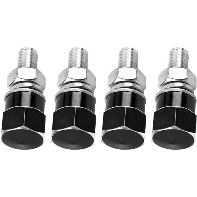 4 stuks Universele Draad Kentekenplaathouder Bouten Schroeven Voor Motorfiets (zwart) zwart