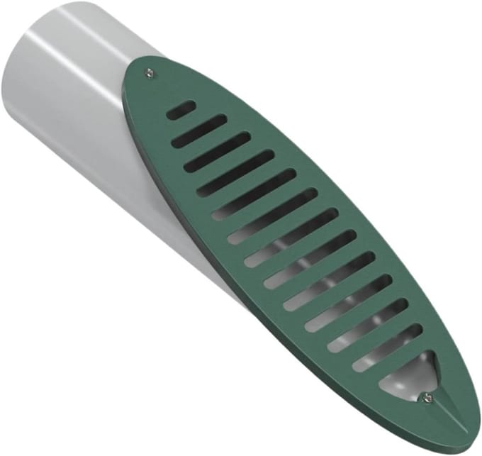 Drainage Uitloop - Buitenafvoer Rooster - Wateroverlast Voorkomen - Geïntegreerd Roosterdeksel - 10 Centimeter - Groen