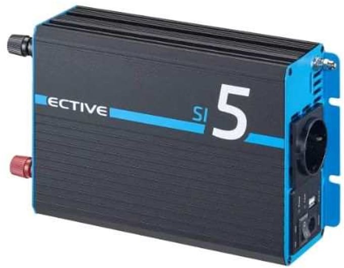 Omvormer zuivere sinus 12V-230V - Ective SI - SI 5, 12V-230V