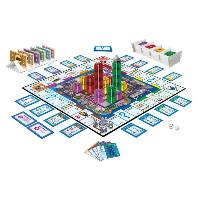 Hasbro Monopoly Bouwen - Bordspel (kunststof, 8 - 10 jaar)
