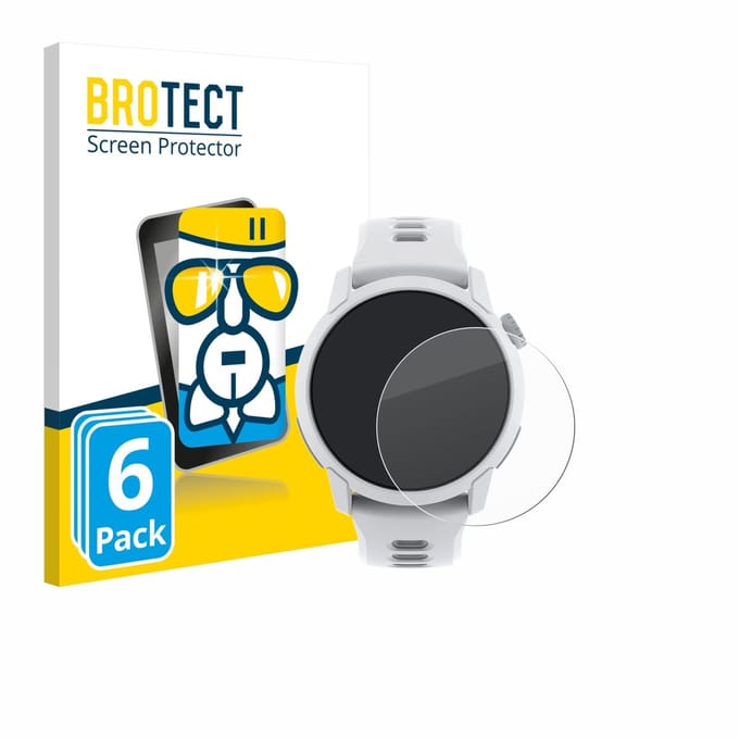 Screenprotector 6 Stuks voor Coros Pace 2/ 4 Beschermglas transparant