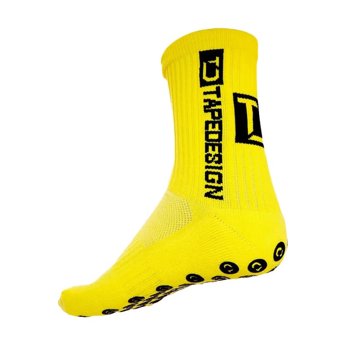 Tapedesign Allround Classic Gripsokken - Geel | Maat: 37-48