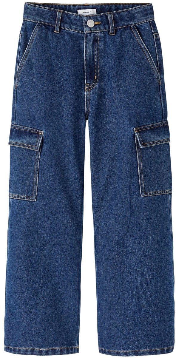 NAME IT - NKFROSE HW WIDE CARGO JEANS 6190-BS NOOS - Meisjes - Jeans