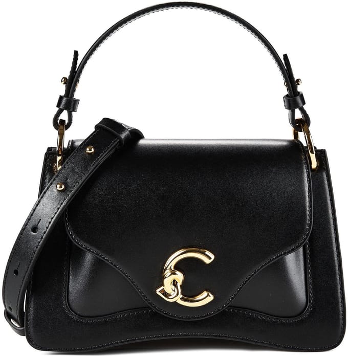 Coccinelle C-Me Schoudertas Leder 23.5 cm - Dames - noir