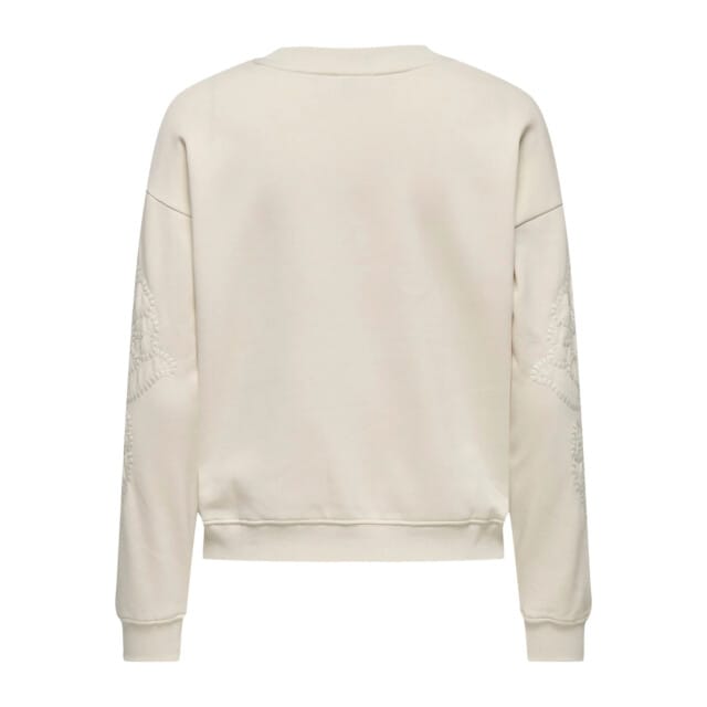 Jacqueline de Yong Asta life l/s emb sweat