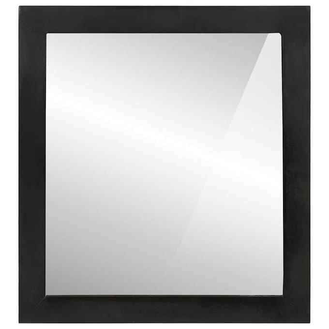 vidaXL - Badkamerspiegel - 55x1x60 - cm - glas - en - massief - mangohout