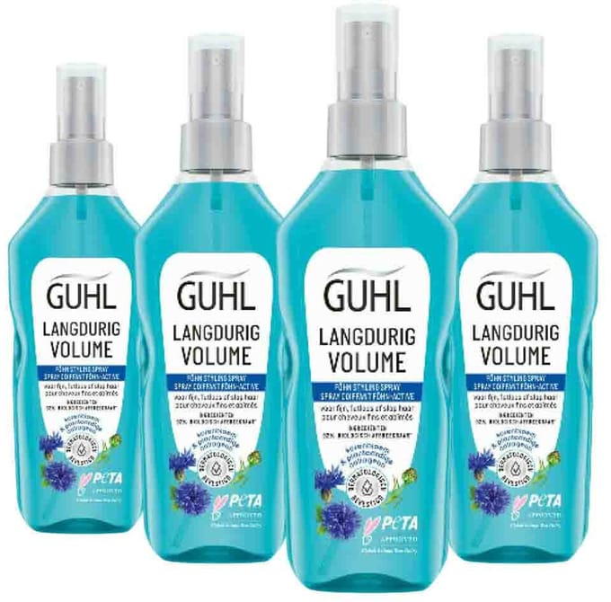Guhl Fӧhn-Active Styling Spray Langdurig Volume - 4 x 125 ml