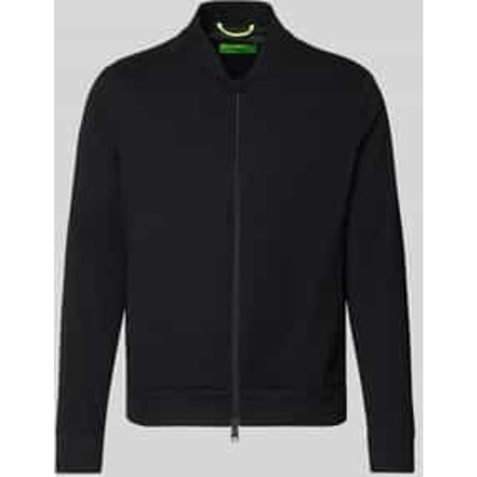 Regular fit sweatjack met viscose, model 'Cross'