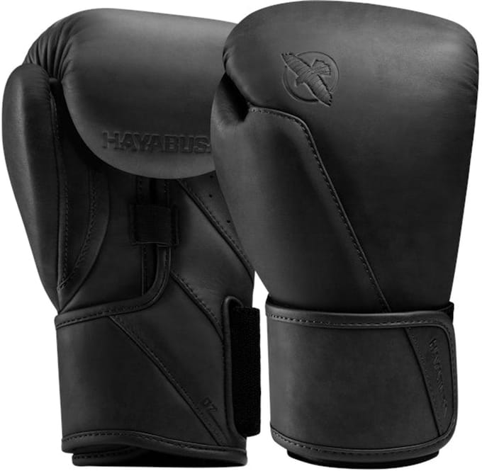 Hayabusa T360 Bokshandschoenen - Echt Leer - Midnight Black 14 oz