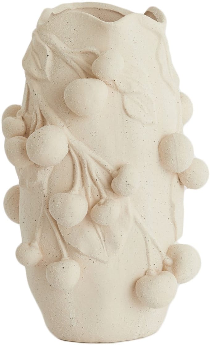Light & Living - Vaas CHERRY - 30x28x45cm - Wit