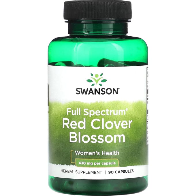 Volledig Spectrum Rode Klaver Bloemen, 430Mg, 90 Capsules