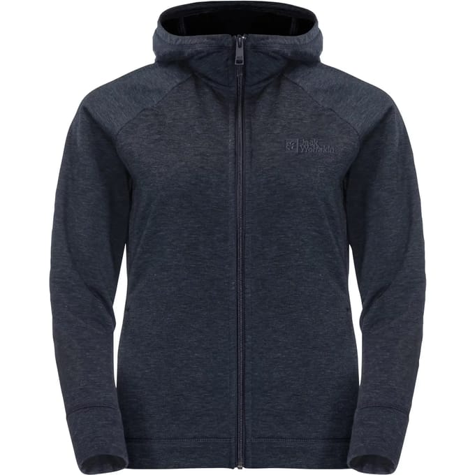 Dames fleece met capuchon Jack Wolfskin Waldsee