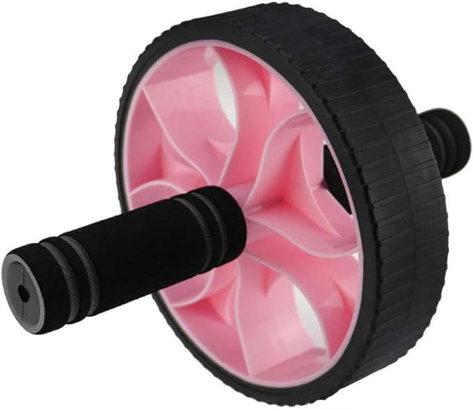 Buikspierroller - Core Trainer - Krachtige Buikspieren - Roestvrij Staal - Niet gespecificeerd - Roze
