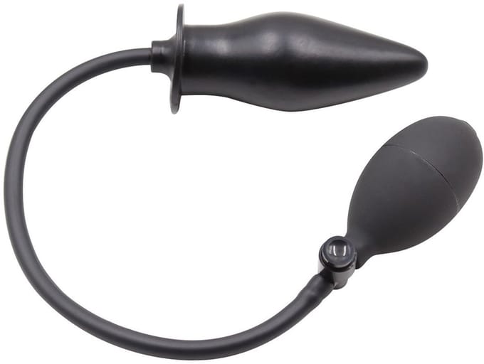 Kiotos - Opblaasbare Buttplug - Spade Anaalplug - Diameter 45 mm - Zwart